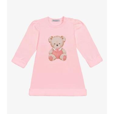 Imagem de Vestido Peluciado Manga Longa Trick Nick Rosa, P, Rosa