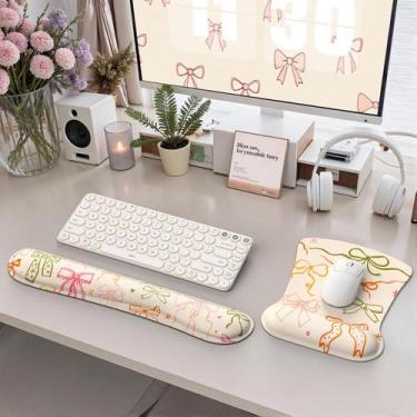 Imagem de Reposamuñecas Ergonómico para Mouse y Teclado iCasso