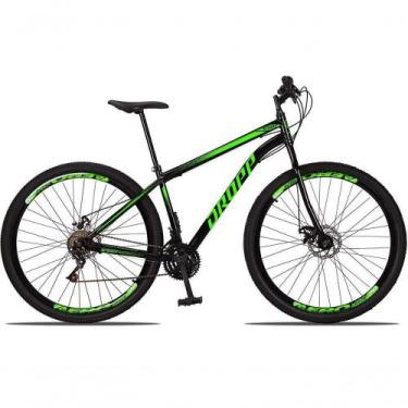 Imagem de Bicicleta 29 Dropp Sport Aço 21 Marchas Freio A Disco Preto+verde