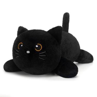 Imagem de Bichos de pelúcia pesados SQEQE Black Cat Plush 60 cm 1,7 kg