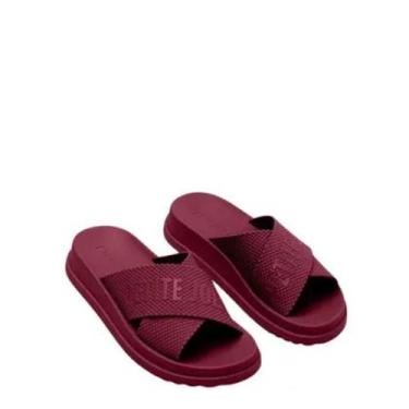 Imagem de Tamanco Papete X Petite Jolie - PJ6812, Bordô, Merlot, 35