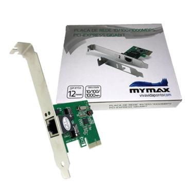 Imagem de Placa de Rede 10/100/1000MBPS PCI Express Gigabit Mymax