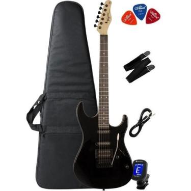 Imagem de Guitarra Tagima TG-510 Black + Capa + Correia + P10 + Afinador + Palhe