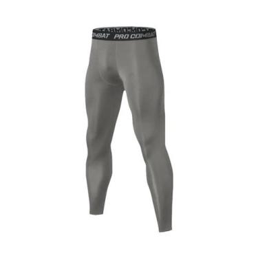 Imagem de Calças Térmicas Slim Fit Para Homens, Alta Elasticidade, Secagem Rápid