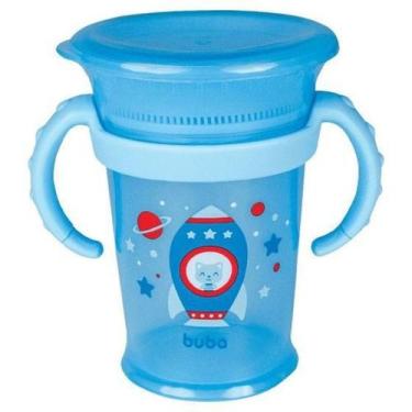 Imagem de Copo Treinamento 360 C/ Alca Azul 250ml Buba, UNICA