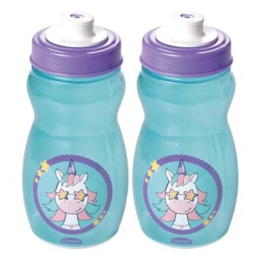 Imagem de Garrafinha De Água Squeeze 300ml Infantil com Bico - - PLASUTIL