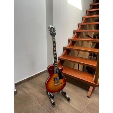 Imagem de Guitarra golden les paul gld series laranja e vermelha cod 1650