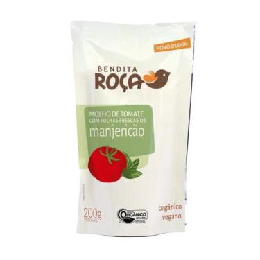 Imagem de Kit 6X: Molho de Tomate com Manjericão Orgânico Bendita Roça 200g - Or