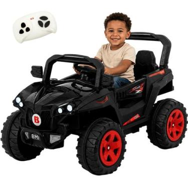Imagem de Quadriciclo Elétrico Infantil Biemme Sport Preto 12V Controle