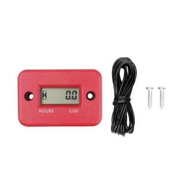 Imagem de Medidor Digital De Horas LCD À Prova d'Água Para Motocicletas E Barcos