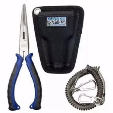 Imagem de Alicate Pesca Tool Combo Inox com Bainha e Cordão Marine Sports