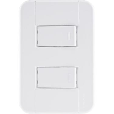Imagem de Conjunto 4x2 com 2 Interruptores Simples 10A 250V Tramontina