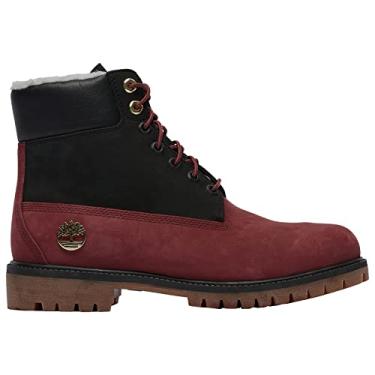 Imagem de Timberland Youth Boys 6 in Premium Shearling Waterproof Nubuck Boots Shoes (5, numeric_5)