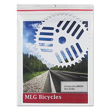 Imagem de C-LINE Products, INC. Porta-bilhetes de vinil transparente com z per na parte superior da loja (caixa com 15)