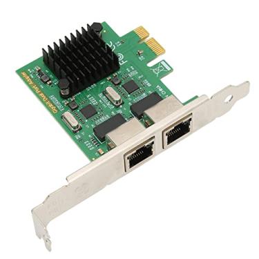 Imagem de Placa de rede Gigabit Ethernet PCI Express, 2 Way RJ45 NIC RTL8111G Chipset 10/100/1000 Mbps PCIE X1 Ethernet LAN Adapter para Windows 7/8/10, para Linux OS, para VMware