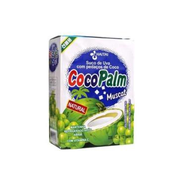 Imagem de Caixa Com 12 Unidades De Suco De Uva Com Pedaços De Coco - Haitai