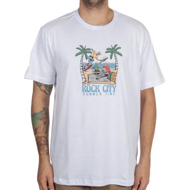 Imagem de Camiseta Rock City Bali Never Stop Riding Branco