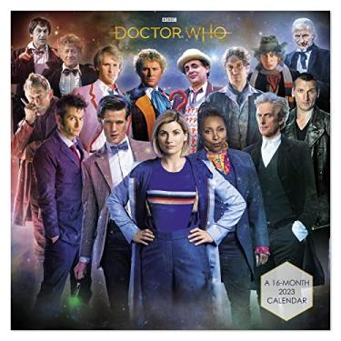 Imagem de Calendário de parede mensal Doctor Who 2023, 16 meses, 30,48 x 30,48 cm, (DDD9132823)