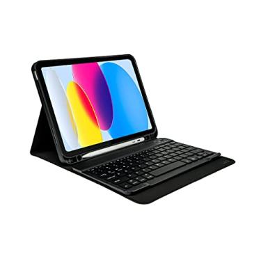 Imagem de WB Capa iPad 10.9" (10 gen) c/Teclado e Auto Hibernação Preta