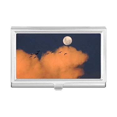 Imagem de Carteira porta-cartões Moon Dark Night Clouds