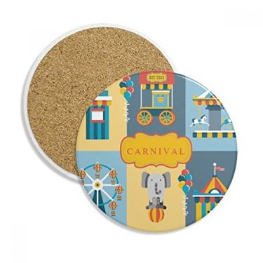 Imagem de Caneca de porta-copos com ilustração divertida e incrível do parque Facilities