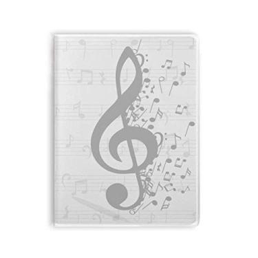 Imagem de Caderno de notas musicais da Treble Clef Flappg, capa de goma