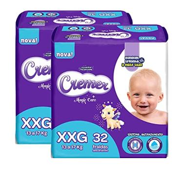 Imagem de Kit 2 Pacotes Fralda Descartável Cremer Magic Care Mega XXG