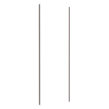 Imagem de Porta de Correr Closet 80cm com Puxador Perfil Champagne sem Kit Ferragem Prime Luciane Móveis