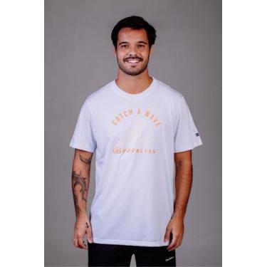 Imagem de Camiseta Masculina - Catch A Wave - Branco - Bordbless