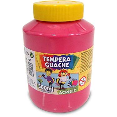 Imagem de Tinta Guache, Acrilex 02050-537, Rosa, 500 ml, Pacote de 6