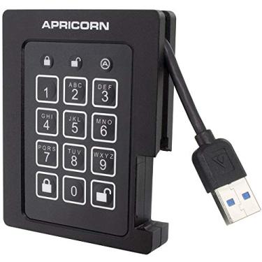 Imagem de Apricorn Aegis Cadlock SSD 480 GB 256 bits, FIPS 140-2 Level 2 Validado Ruggedized USB 3.0 Encriptado Externo Portátil Drive