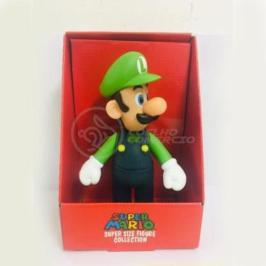 Imagem de Boneco Luigi Grande Super Size 23Cm - Super Mario