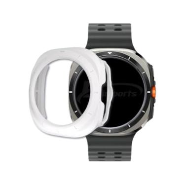 Imagem de Capa Protetora Rígida Bumper Case Vazada LTimports, compativel com Galaxy Watch Ultra 47mm Sm-L705F Lte (LT-Branco)