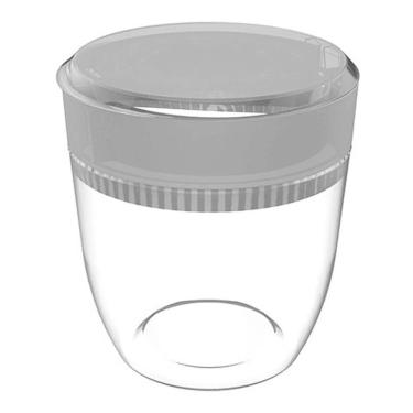 Imagem de Lixeira para Cozinha Pia 2,5L Crippa Pequena Redonda com Aro