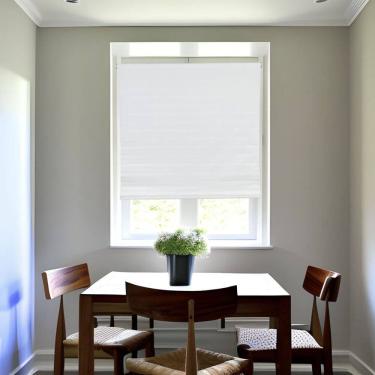 Imagem de Persiana Rolo Branca 140 (L) x 220 (A) cm Cortina Blackout Cobre 100% da luminosidade 1,40 X 2,20