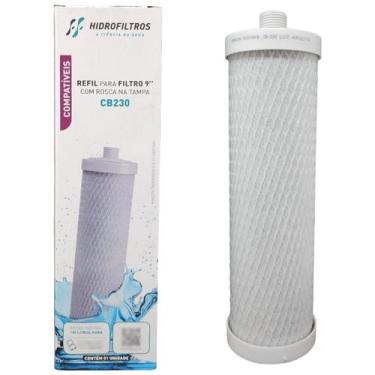 Imagem de Refil Hidrofiltros CB230 Carvão Ativado 9.3/4" De Rosca