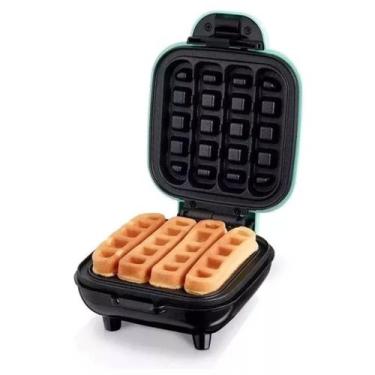 Imagem de Mini Máquina De Waffle Quadrada Antiaderente Novidade 110v - MRS, 110V