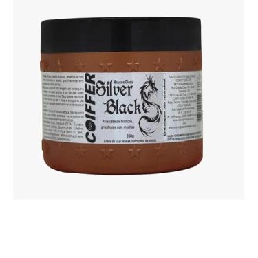 Imagem de kit combo 3 unidades mousse gloss silver black coiffer 350g