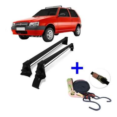 Imagem de Rack de Teto Fiat Uno Mille 2p 1984 até 2013 + Cinta Catraca - Vhip