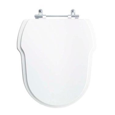 Imagem de Assento Sanitário Tampa de Vaso Branco Resina Poliester Hampton para b
