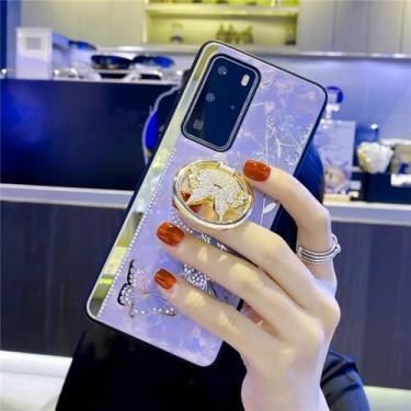 Imagem de Capinha para samsung galaxy s23 fe s22 ultra nota 20 s21 fe s20 plus s21fe a14 a54 a53 a52 a13 mulher anel capa, pa,1, para nota 20 ultra