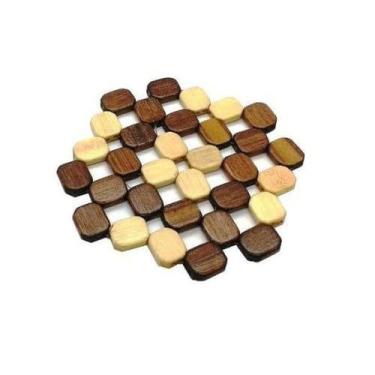 Imagem de Descanso de Panela de Bambu  19x19cm - AG9102 - ds