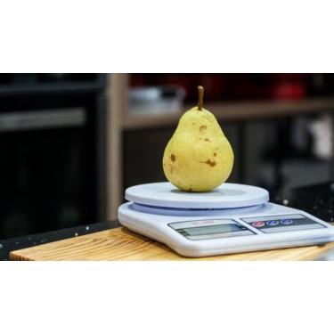 Imagem de Balança Branca Digital de Cozinha até 10kg - CubTech