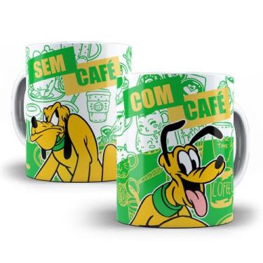 Imagem de Caneca Pluto Com Café Sem Café Porcelana Personalizada - Tio da Caneca