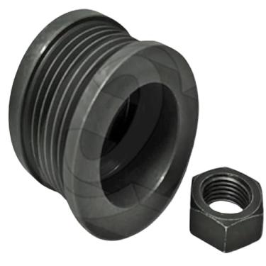 Imagem de Polia Alternador Sentra Tiida Versa 1.8 2.0 2007 Em Diante Xtrail 2.0 103Kw 104Kw 2008 Em Diante Qashqai 6 Canais Medidas Diametro Eixo 16 99Mm Diametro Total 53 5Mm Diametro Dentes 49 5Mm Alojamento Porca 34 3Mm X26Mm Resalto Encosto 4 5Mm Comprimento Total 40 0Mm Referencia 333065 354541 F557045 F