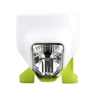 Imagem de ABCERRSI Farol de LED para motocicleta, farol DRL Dirt Bike para Husqvarna 2024 FE FC 250 350 450 501 TE 250i 300i FE250 FE350 TE250i TX125 Enduro 701- Branco Amarelo