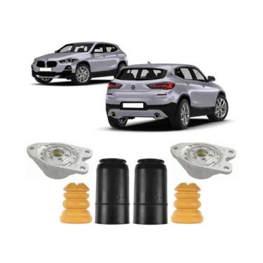 Imagem de 2 Coxim + Batente Coifa Traseiro Bmw X2 2018 2019 2020 2021 - QualyKit