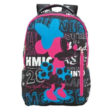 Imagem de Mochila Costas Infantil Escolar Minnie Preta Xeryus 9092-Feminino