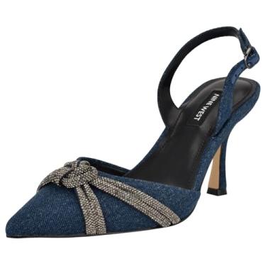 Imagem de Nine West Sapato feminino Deby Pump, Jeans azul escuro 400, 41