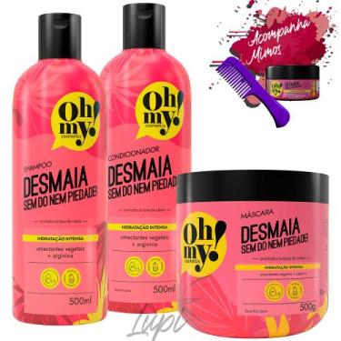 Imagem de Kit Oh My Desmaia Sem Dó E Nem Piedade 500ml 3 Itens - Oh My!